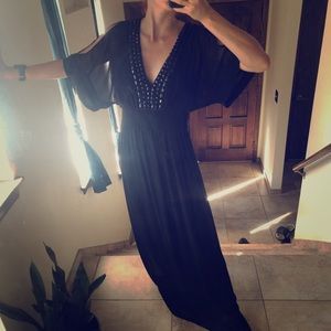 Size 6 Black Formal Maxi Dress 🖤🖤🔥